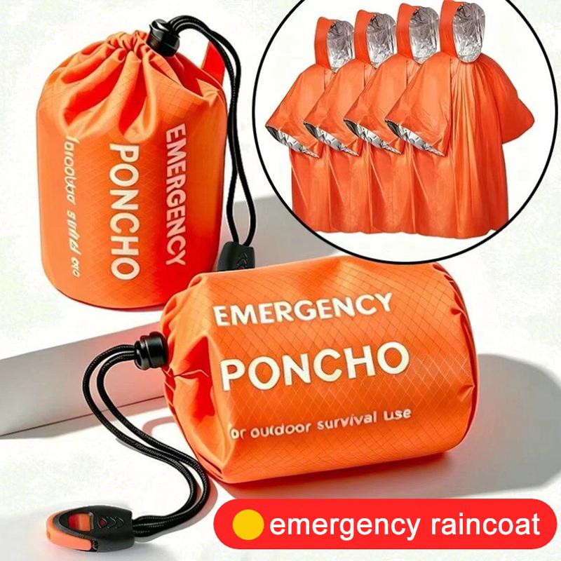 Draagbare noodregenponcho-set, - Emergency Poncho Rain recensie en prijs