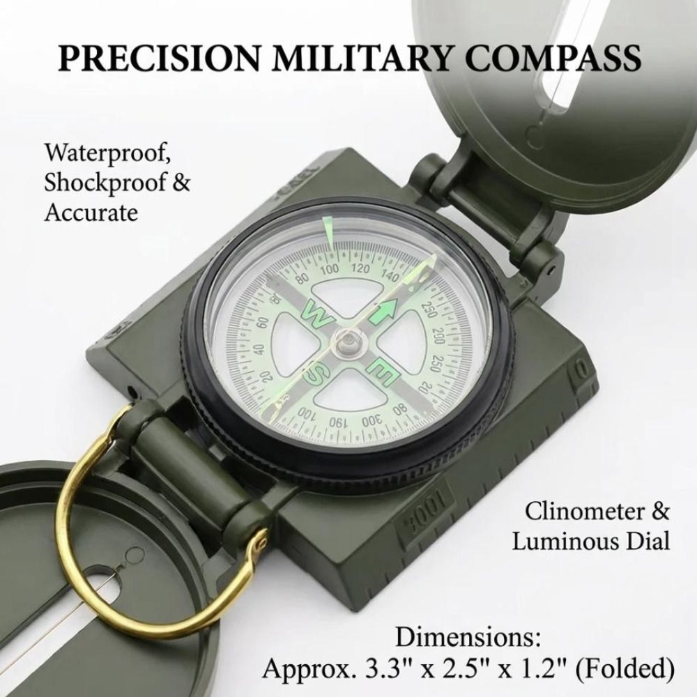 Waterdichte professionele komp - Compass Lensatic recensie en prijs