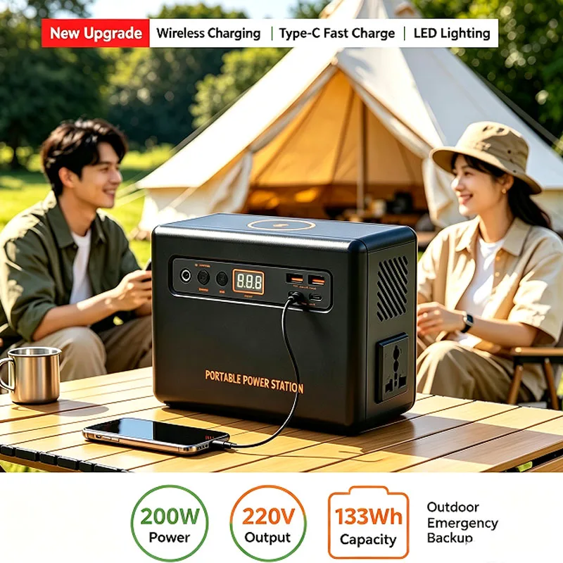 200W draagbare krachtcentrale  - Solar Emergency Charger recensie en prijs