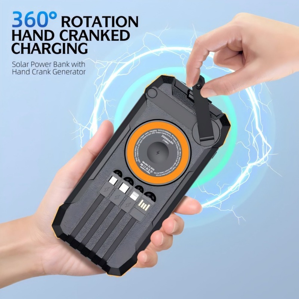 Nieuwe 50000mAh zonne-energieb - Solar Emergency Charger recensie en prijs