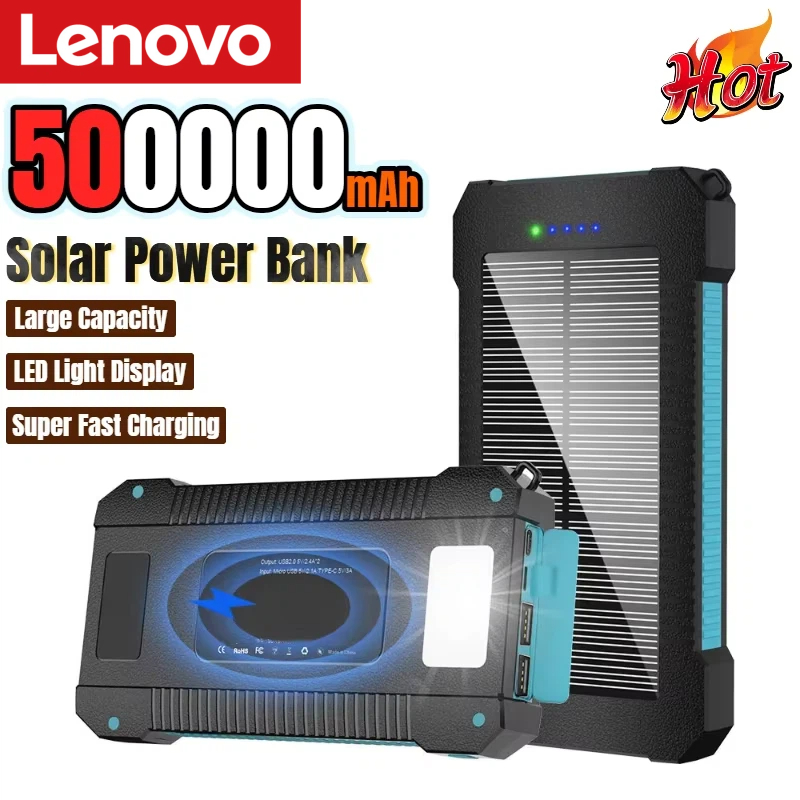 Lenovo 500000mAh zonne-energie - Solar Emergency Charger recensie en prijs