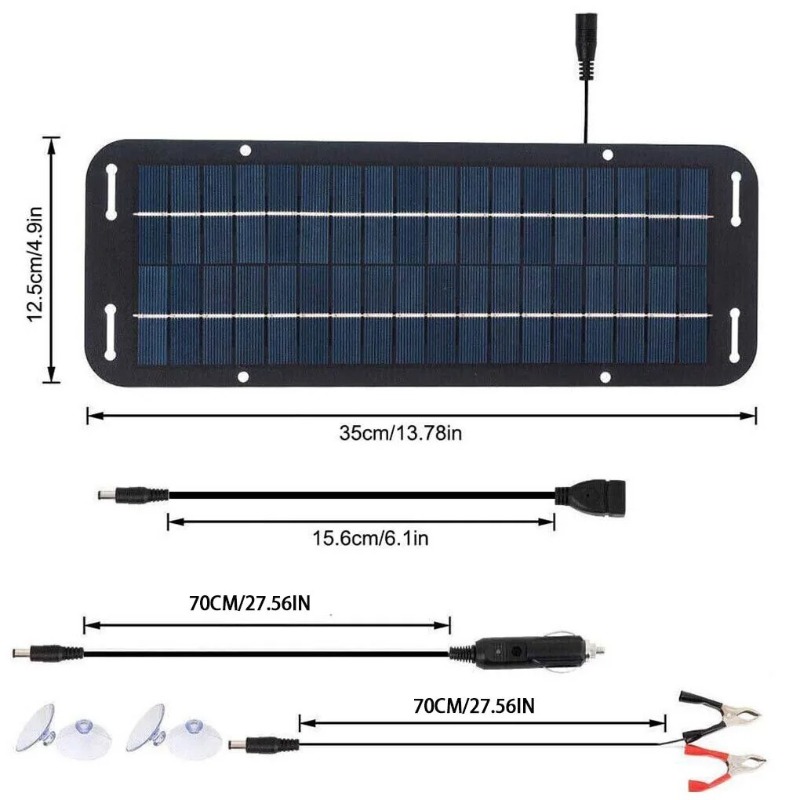 6W 5V flexibele zonnepaneel-op - Solar Emergency Charger recensie en prijs
